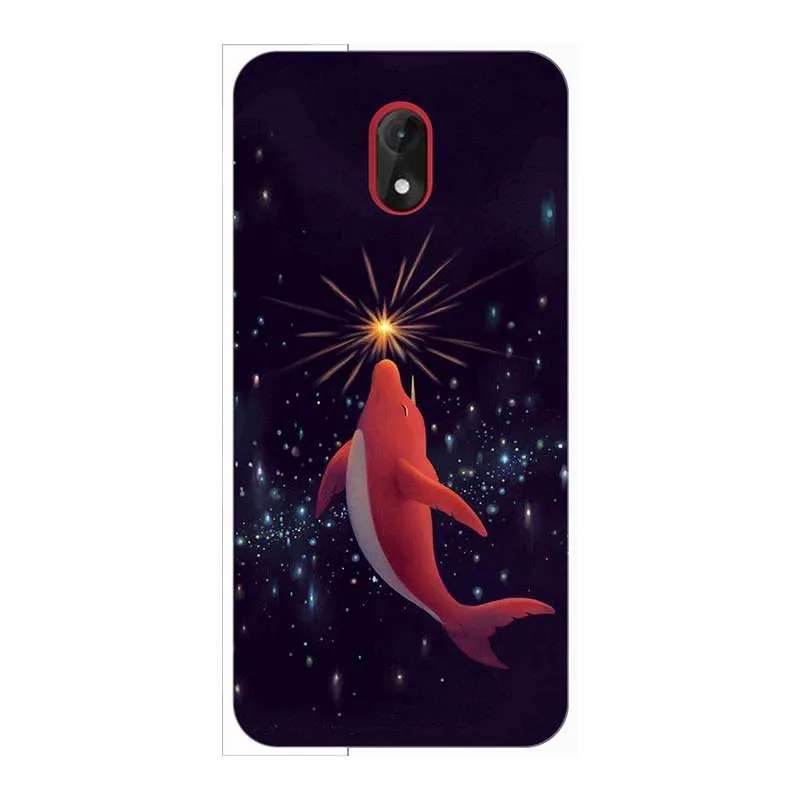 Case For Lenny5 Original Cartoon Print Phone Case For Wiko Lenny 5 Case Soft Matte TPU Silicone Back Cover For Wiko Lenny 5 5.7" - Цвет: A301