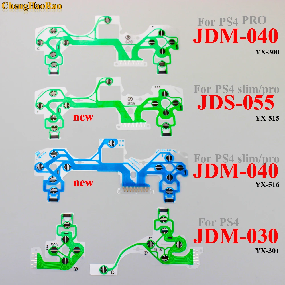 JDS JDM 030 040 SA1Q160A 159A 113A 135A 194A 222A для PS3 PS4 Dualshock Pro slim проводящая пленка для контроллера пленка для клавиатуры гибкий кабель