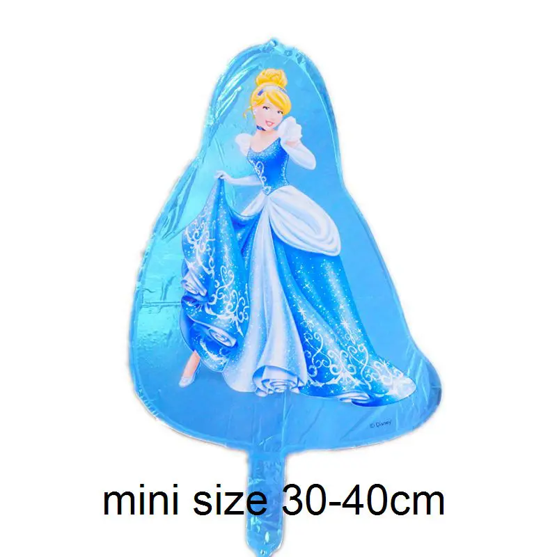 5pc Cinderella balloon foil material mini size Cinderella princess helium balloons for girl