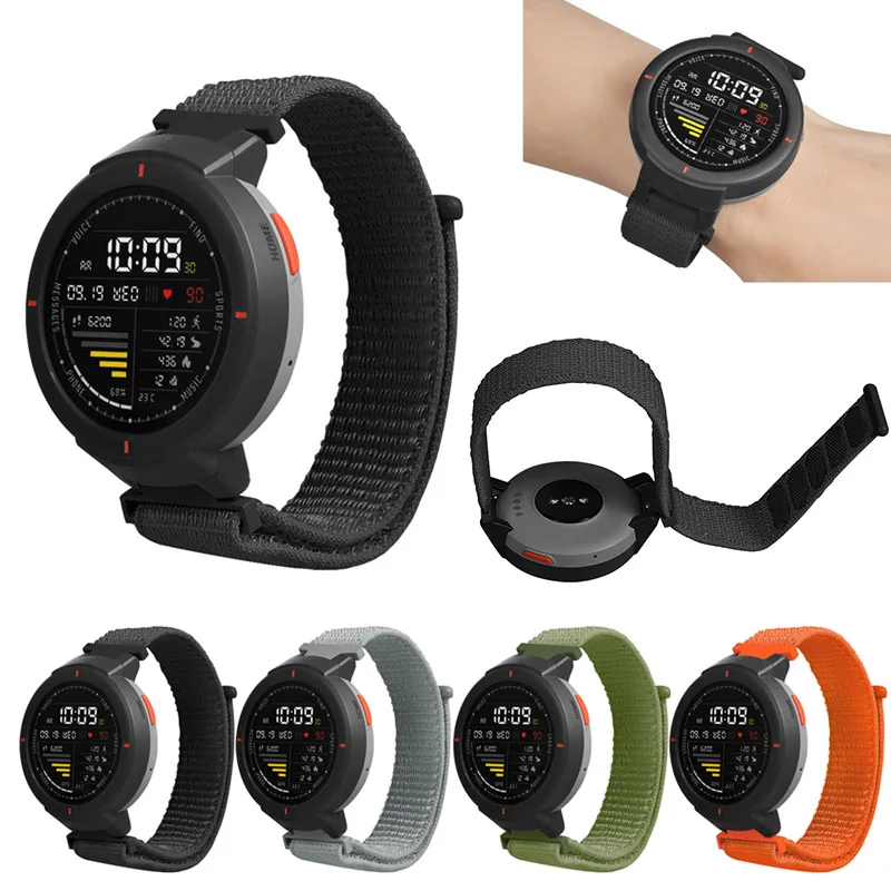 

Replacement Nylon Sport Loop Wrist Band Watch Strap for Huami Amazfit Verge 3 GDeals