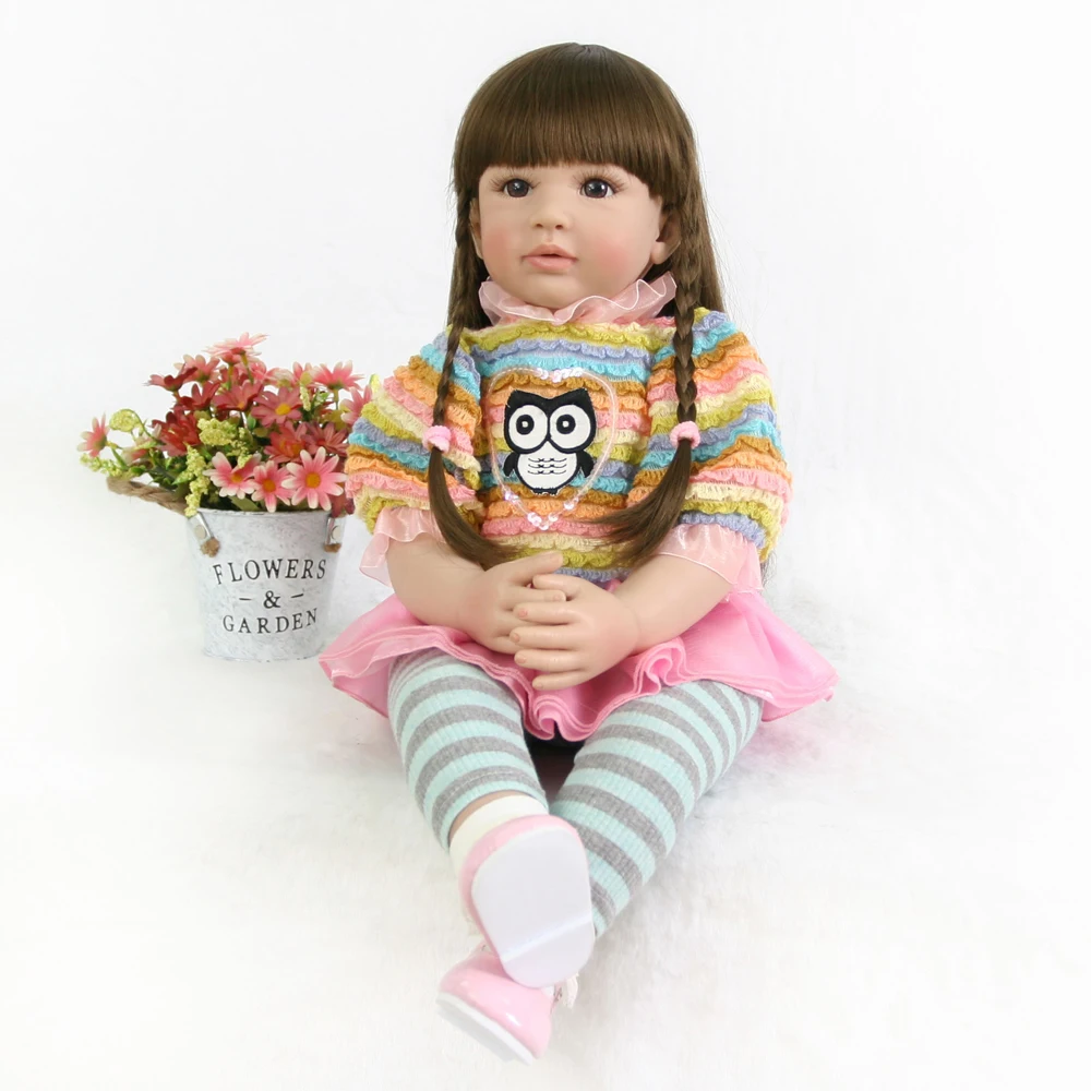 

Lucy princess Reborn Baby Doll soft cotton body Girl Liflike Newborn Babies bebe reborn doll Collection Birthday Gift Cute doll