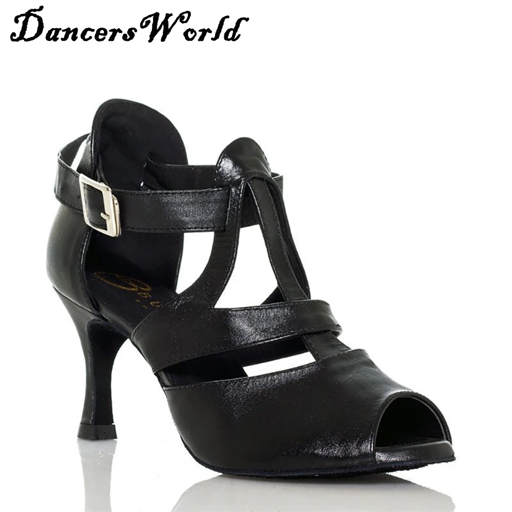 2017 Discount New Latin Dance Shoes For Ladies 7.5 cm Heel Slip on