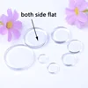 10MM-30MM Both Side Flat Round Clear Glass Cabochons For Making Pendant Necklace Jewelry ► Photo 2/6