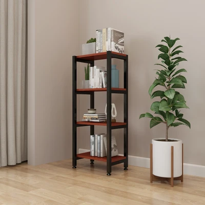 Луи Мода книжные шкафы спальня простой Дерево Сталь дерево, железо искусство, многослойный экономичный бытовой экономии пространства - Цвет: G24