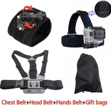 Hot Sale Gopro Accessories Chest Harness Head Wrist Strap For GoPro Hero4 Session 3 sj4000 sj5000 sj7000 Xiaomi yi 4K Action Cam