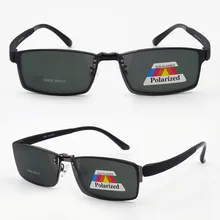 Для мужчин близорукость очки солнцезащитные очки магнитный зажим оптический человек металлическая оправа для очков Поляризованные магнитные клип на очки синий 5 цветов