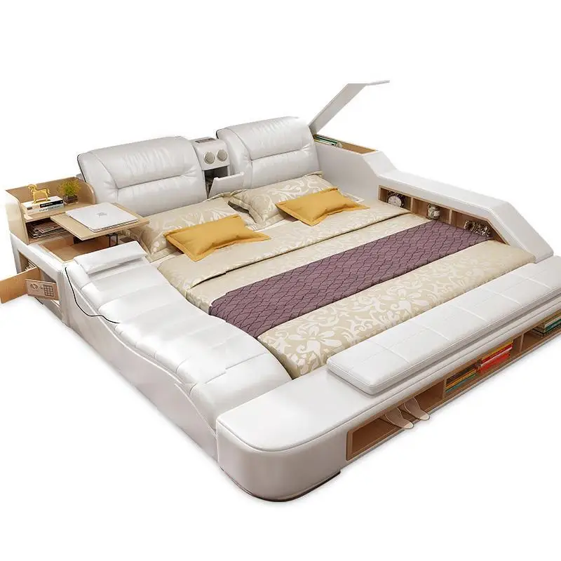 

Totoro Single Per La Casa Mobili Literas Meble Modern Meuble De Maison Quarto Leather bedroom Furniture Mueble Moderna Cama Bed