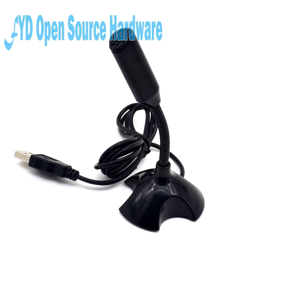 1pcs Portable Studio Speech Mini Usb Microphone Stand Mic With Holder