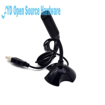 

1pcs Portable Studio Speech Mini USB Microphone Stand Mic With Holder For Microfono Computer Microphones For PC Laptop Mac