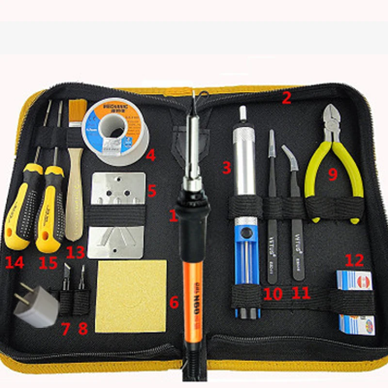 220V 60W Electric Soldering Iron Set Thermostatic Solder Soldering