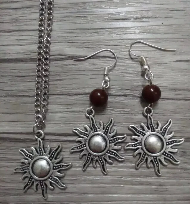 10Set Hot Fashion Jewelry Sets Vintage Silver Sun Glass
