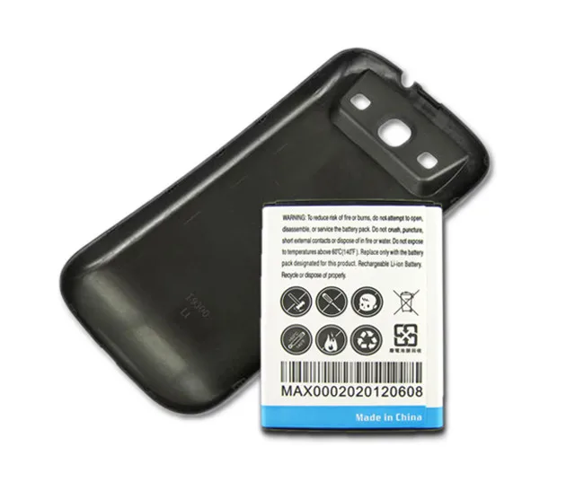 Для Galaxy SIII/i9300 4500mAh Расширенный перезаряжаемый аккумулятор с черной задней крышкой чехол для samsung Galaxy S 3 III S3 i9300