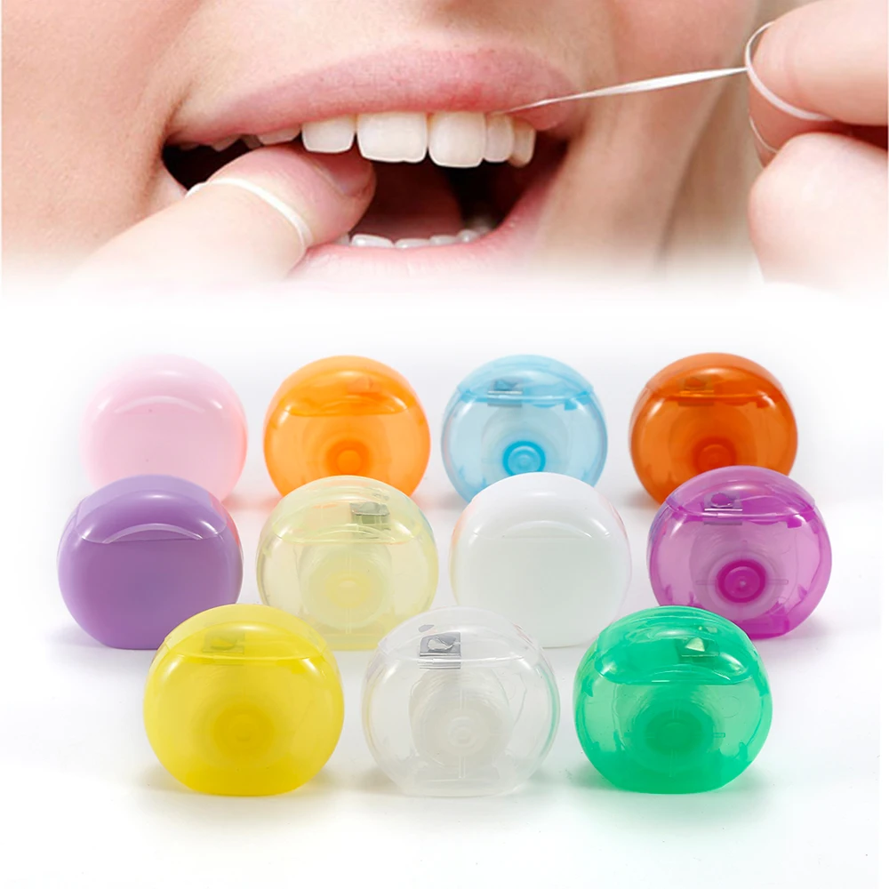 1 коробка 10 метров зубы отбеливающий для полости рта для поддержания гигиены зубов очистки воск мятный вкус зубной нитью межзубная нить зубочистка зубы