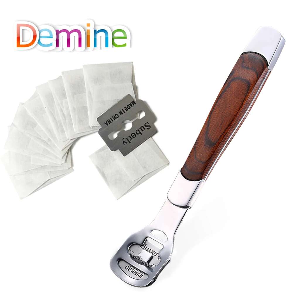 

Demine Foot Hard Skin Remover Predicure Callus Cracked Shaver Razor Heel Toe Callus Cutter Tool 10 Blade Shoe Tree dropshipper