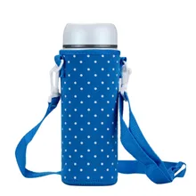 LBER 500 мл бутылка для воды Водонепроницаемая сумка наплечный ремень чехол синий чайник сумка Кемпинг Туризм страйкбол бутылка для воды держатель