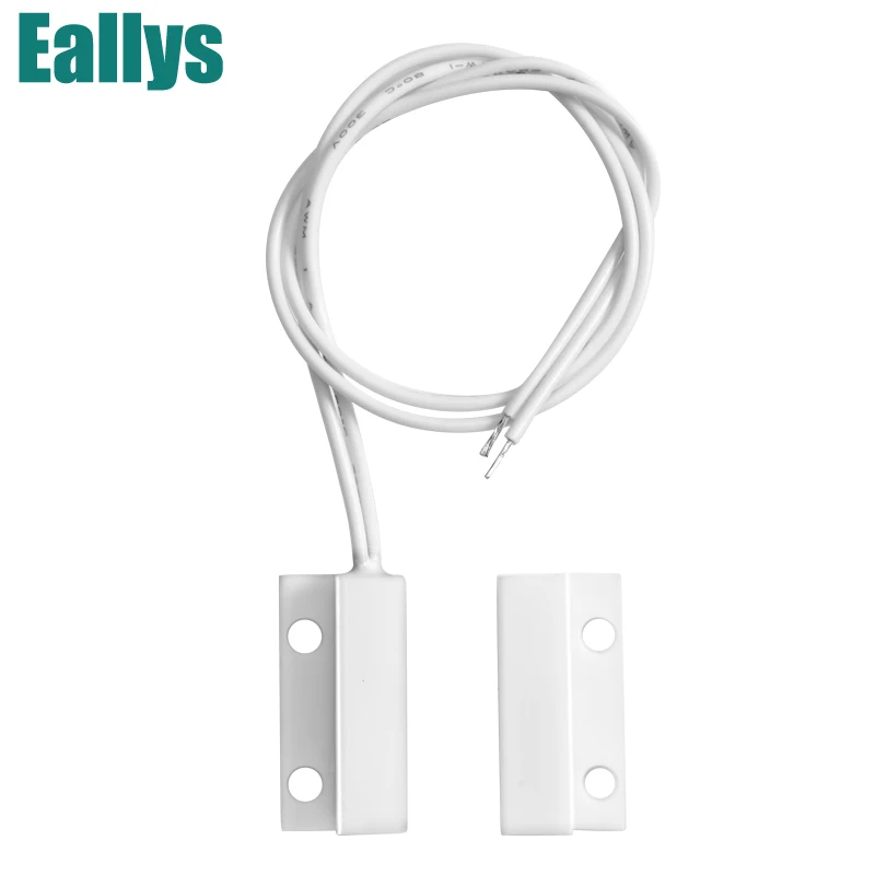 Normally Closed Wired Door Window Sensor 330mm Wire Lengthen Randomly