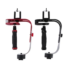 Черный, красный ручной видео стабилизатор Камера Steadicam Стабилизатор для Canon Nikon Sony Gopro Hero телефон DSLR DV с держатель телефона