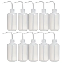 Hhff 10 pces 250ml tatuagem difusor sabão verde lavagem de água espremer garrafa laboratório não-spray