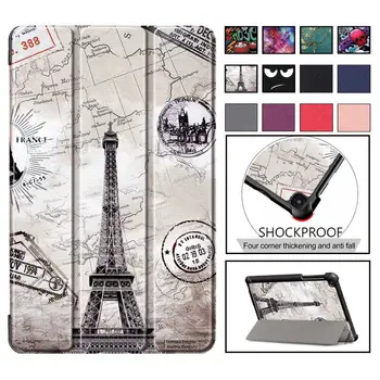 

3-Folded Standing Case For Samsung Galaxy Tab A 8.0" inch 2019 S-Pen Magnetic Cover For Samsung Tab SM-P200 SM-P205 Funda Capa