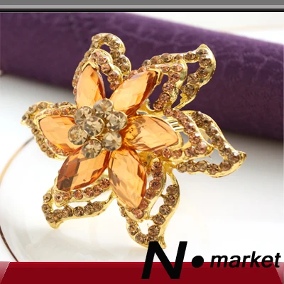 flower napkin ring