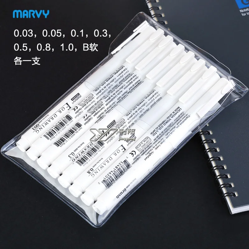 

Hot sale  8pcs sets a sketch pen drawing line drawing pen hand drawn animation  pen