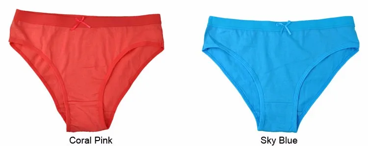 LOBBPAJA Марка Лот 6 шт. Женщина Underwear Хлопок Трусы Каждый День Стиль Твердые Трусы Нижнее Белье Intimates Трусики Для Женщин Девочек