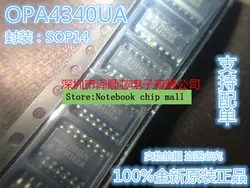 Бесплатная доставка 10 шт./лот OPA4340UA OPA4340 SOP14 операционный усилитель новый оригинальный