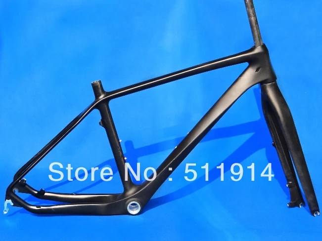 Cheap FR-223 full carbon UD matt matte mountain bike MTB 26ER (BB30)  26"  Wheel frame 18" + Fork +  headset 0