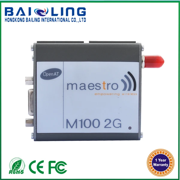 GPRS rs232 2g modem multi sms mms Wavecom Maestro 100 data logger for mechanical water meters |