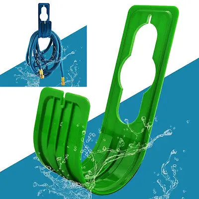 

1Pcs Wall Mounted Garden Hose Pipe Storage Rails Holder Hanger Home Watering Reel Storage Hooks 8x25cm