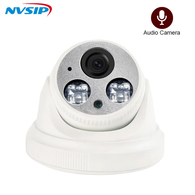 

H.265 2.0MP 5MP Audio POE IP Camera Night Vision Indoor Dome camera ONVIF Motion Detection Xmeye IP Cam DC 12V 48V PoE Option