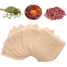 Чай Сумки 100 шт./лот сумки для Чай сумка для заварки с строка исцелить печать 9,3x8,3 см Саше фильтр бумажные чайные пакеты пустые Чай сумки