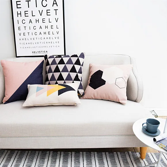 Image Free shipping elk pattern Cushions Home Decor alphabet Chair Cushion Nordic style geometric Cushions For Sofas wholesale