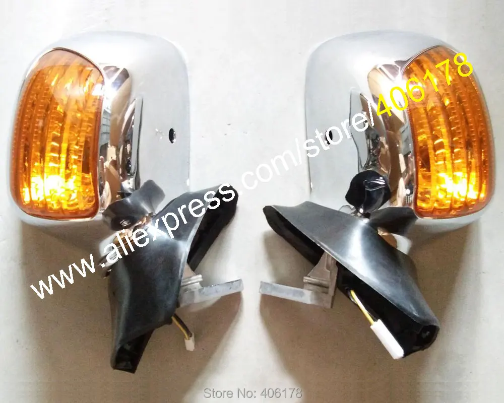 

Hot Sales,Rear Mirror Rearview Turn Signal Light Side For Honda Goldwing GL1800 2001-2011 GL 1800 Chrome Motorcycle Parts