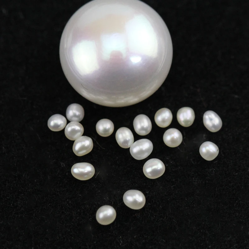1.5 2mm AAA seed pearl bead,small size white freshwater round loose