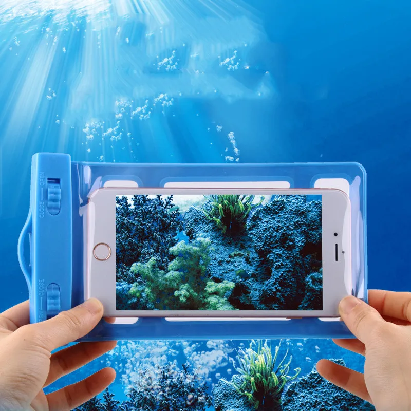 

Universal Luminous Waterproof Case For iPhone X XS 8 7 6s 5 Plus Cover Pouch Bag Cases For Phone Coque Water proof Phone Case