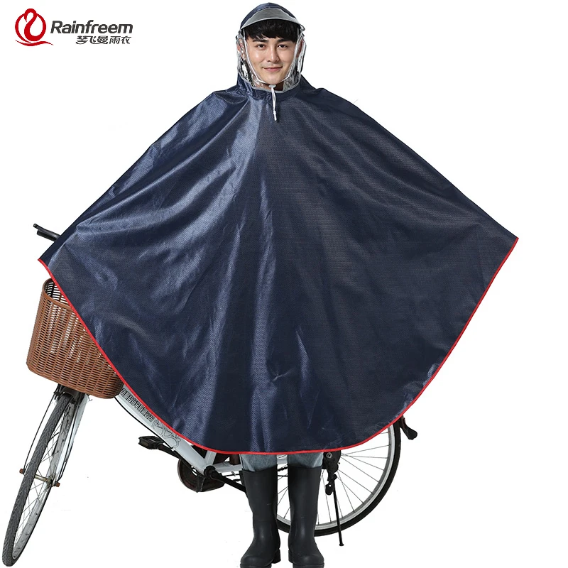 rainfreem-impermeavel-capa-de-chuva-mulher-homem-grosso-bicicleta-chuva-poncho-xadrez-oxford-trico-jacquard-feminino-impermeavel-chuva-engrenagem