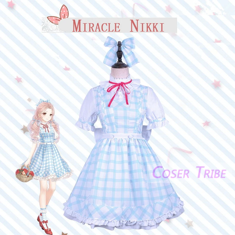 [VOORRAAD] 2018 Hot Game Miracle Nikki Droom Adventure Lolita Jurk Cosplay Kostuum Volledige Set Voor Vrouwen Halloween Gratis verzending Nieuwe.