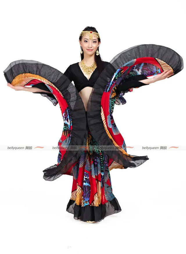Romany юбка с цветочным принтом юбка для танца живота 23 метра x 720