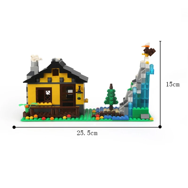 386 шт. строительные блоки для Приморского отдыха совместимый бренд город кирпичная игрушка Развивающие игрушки для детей подарок для детей