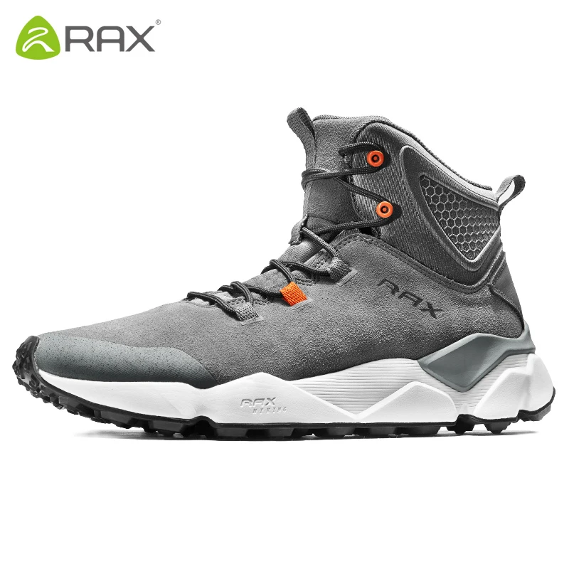 

Men Women Hiking Shoes Boots 100% Genuine Leather Camping Climbing Sneakers Unisex Shockproof Breathable Mountain Shoes AA52334