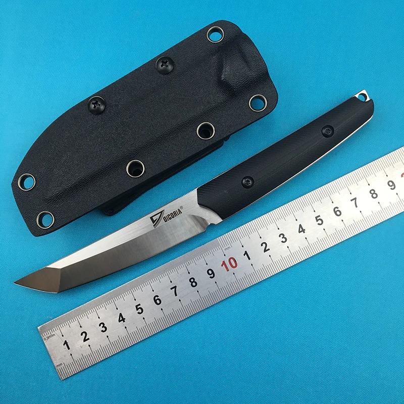 Дешевый DICORIA Slay VG 10 лезвие G10 ручка тактический нож с неподвижным клинком охотничий нож Kydex оболочка Отдых на природе Выживание для повседневного исп...