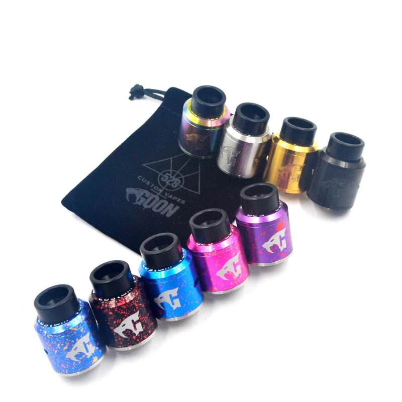 

Goon V1.5 RDA with BF Pin Electronic Cigarette 24mm Mechanical Mech 528 Tank Atomizer for Vape Squonk Box Mod Vaporizer eCig Kit