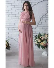 Celebrity vestidos de noche de Color Rosa breve gasa vestidos de noche vestidos de la madre del novio vestidos de noche las mujeres embarazadas