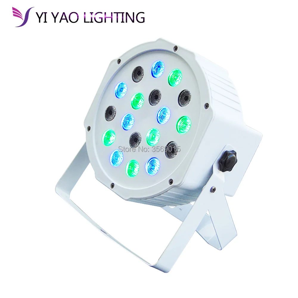 Светодиодный просветильник Тор Par 18x3W 54W высокой мощности RGB/UV с DMX512 Master DJ