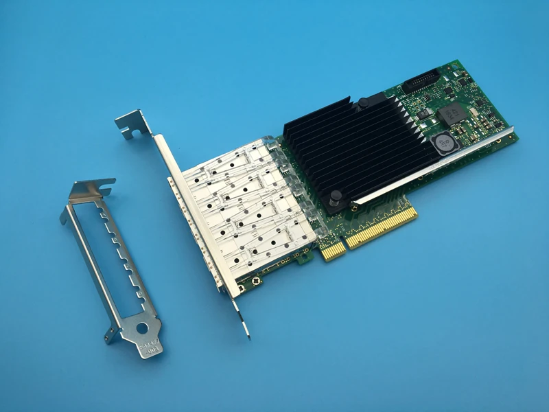 4 портовый 10 гигабитный Ethernet NIC X710 DA4 X710DA4 сетевой адаптер конвергентного