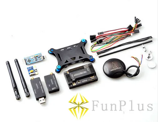 

APM Flight Control Combo set APM2.8 + 6H GPS + TX RX 433MHZ/915MHZ + Power Module + OSD + Damper Board