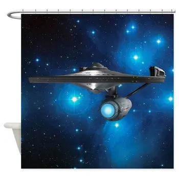 

Pleiades Decorative Fabric Polyester Bathroom Shower Curtain