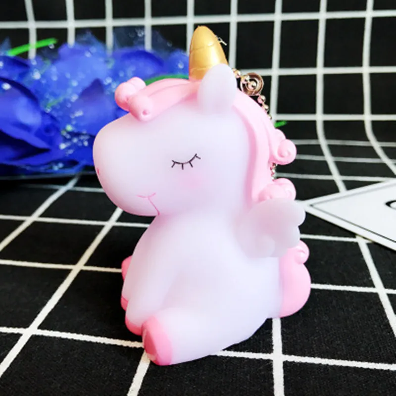 6 см Kawaii маленькие Две звезды Единорог плюшевый брелок милый мини мягкие животные