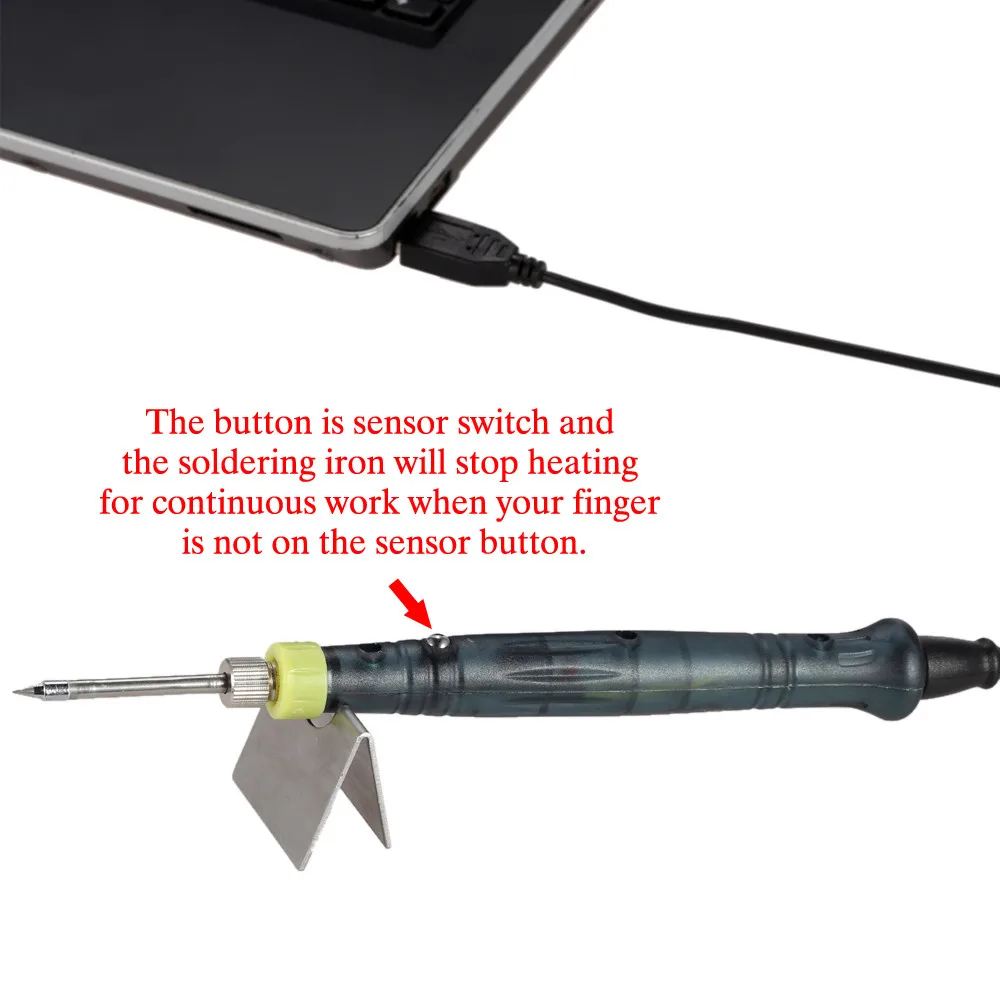 Мини USB Электрический паяльник портативный паяльник со светодиодный ным индикатором горячий утюг сварочный высокое качество отопительный